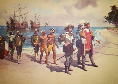 Первые шаги Колумба в Вест-Индии