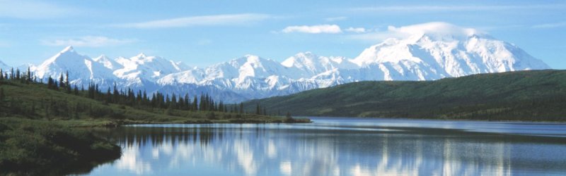 Аляска - типичный пейзаж