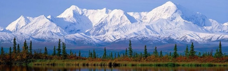 Снежные вершины Аляски