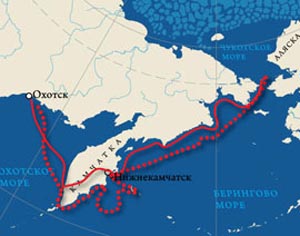 Что открыл Витус Беринг - маршрут первой камчатской экспедиции